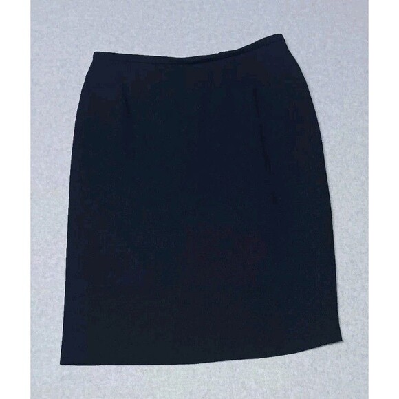 Evan Picone Dresses & Skirts - Evan Picone Petites Pencil Midi Skirt 12 Midnight Blue Quiet Luxury Old Money